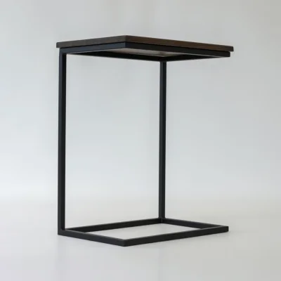 Стол журнальный HAWK DD, дуб мореный/черный_6