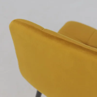 Стул AV 406-N, карри бархат Confetti chai tea/черный_2