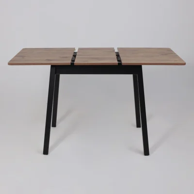 Стол TIRK RADIAL-94, раздвижной 94(126)х64, Дуб Веллингтон/Чёрный_22