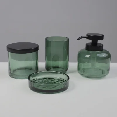 Держатель для зубных щеток AURA, темно-зеленый_3