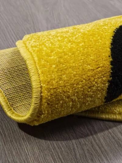 Ковер SMILE NC12 - YELLOW - Круг 1 на 1_3