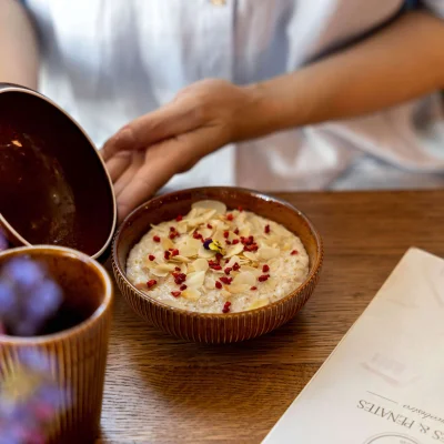 Блюдо-боул с крышкой AURORA, фарфор, каштановый, d13*5см_3