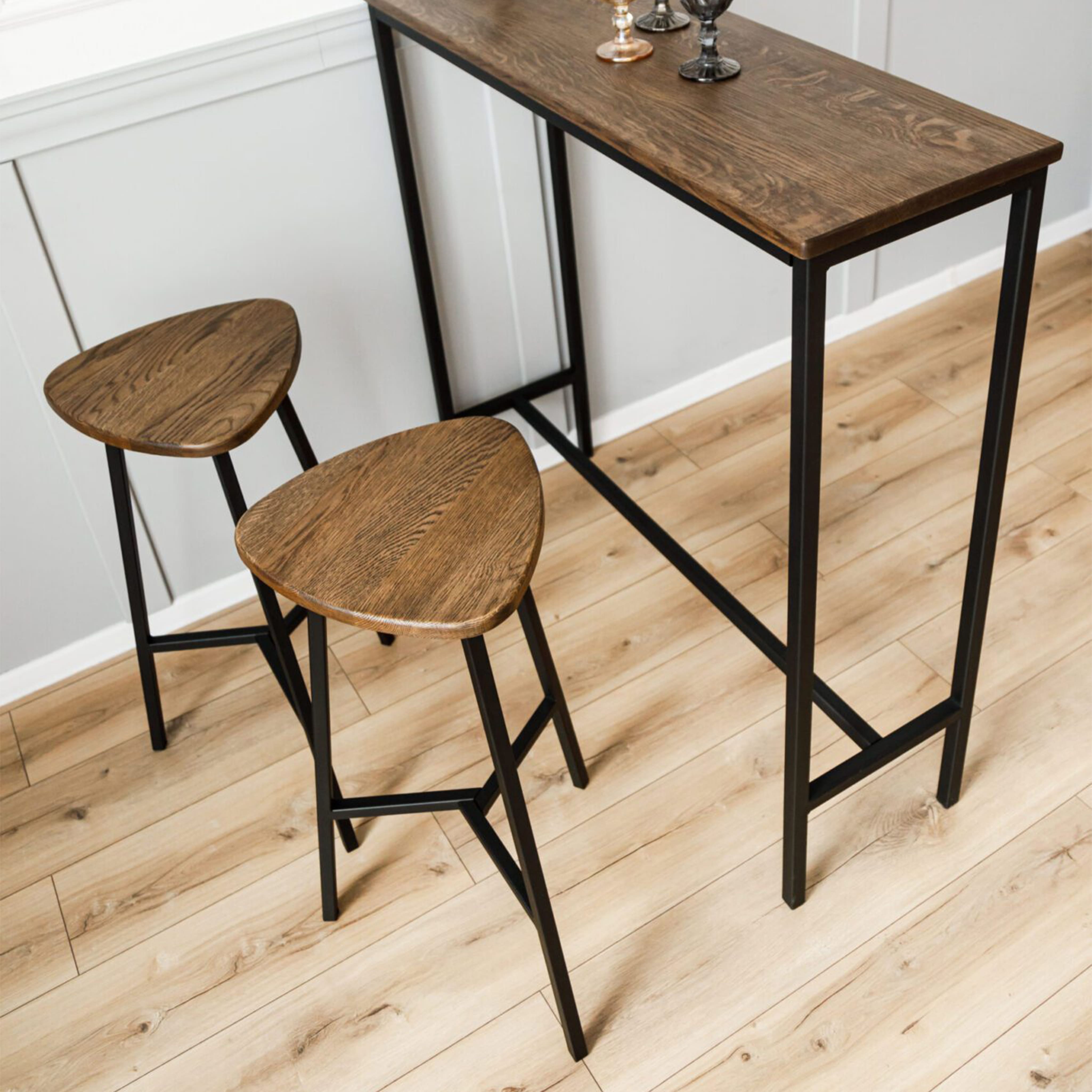 Стул барный DELTA-76, мореный дуб/черный_preview_7