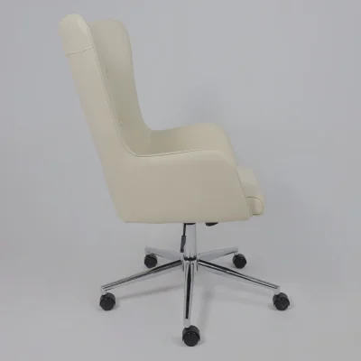 Кресло поворотное BELLA XL chrome, Pegasso крем_10