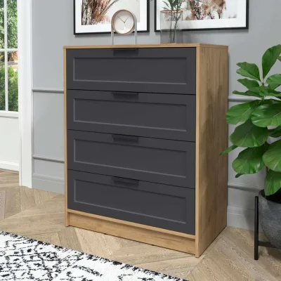 Комод КОНЦЕПТ Тренд КТ-К80, к.Дуб золотой/ф.Пепел  (В1020хШ800хГ451мм)_4