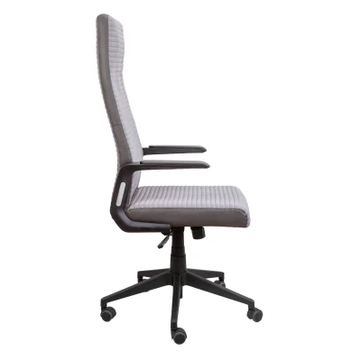 Кресло поворотное LETO, ткань-сетка, серый, ECONOM_3