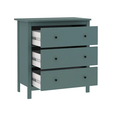 Комод САГА 3 ящика, темно-бирюзовый (2.08.02.020.6 RU)_2