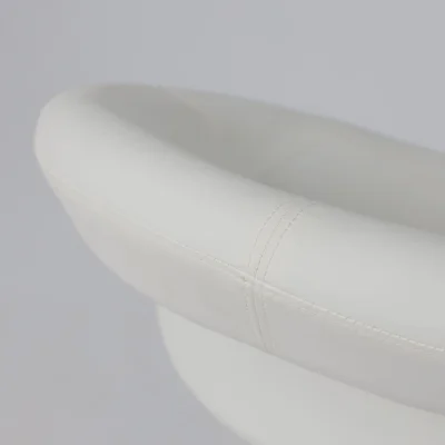 Кресло ROSA, экокожа белый/хром_8