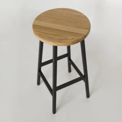 Стул полубарный SMH-63 ND, дуб натуральный/черный_9