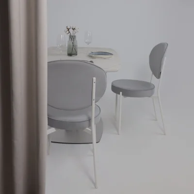 Стол НОТР ДАМ MODERNE, керамика 2 кат. 1400(1800)*850, Камень белый Calacata vagli/Белый Муар_8