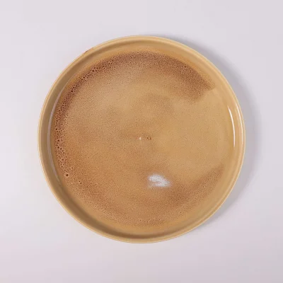 Блюдо STRIA, фарфор, пшеничный, d26,5*3см_10