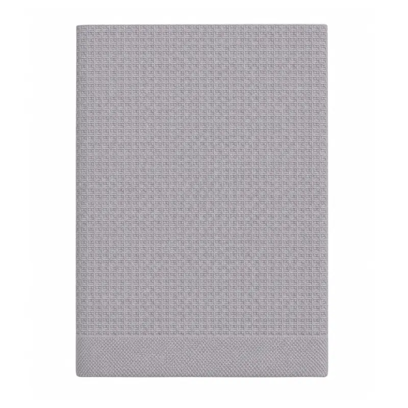 Полотенце вафельное GREY, 70*140см, серый 16-3915 фотография
