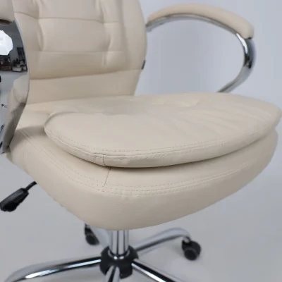 Кресло рабочее, поворотное RICHARD, кремовый_32