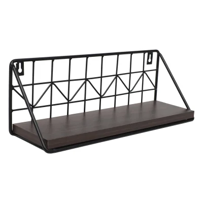 Полка навесная LINNA, черная фотография