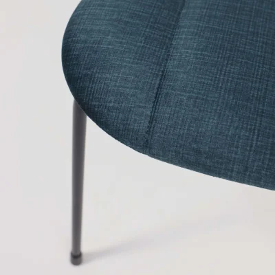 Стул TORI, темно-бирюзовый велюр VOSS 86/черный_16