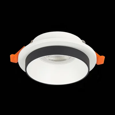 Св-к встр. Белый GU10 1*50W  D92xH38 220V Без ламп Встраиваемые светильники_4