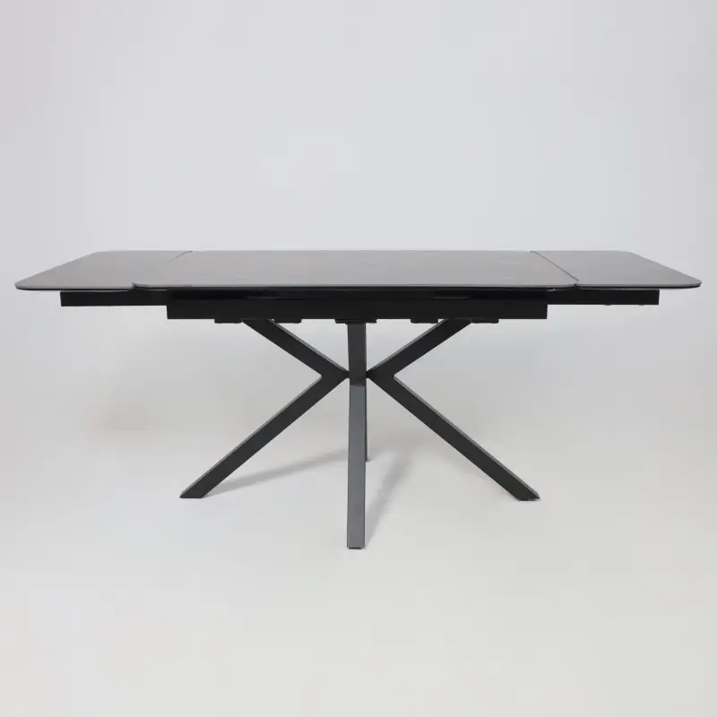 Стол РЕЙН NEW,керамика 0 кат. 1400(2040)*900, Камень черный Greys Black/Черный матовый_preview_19