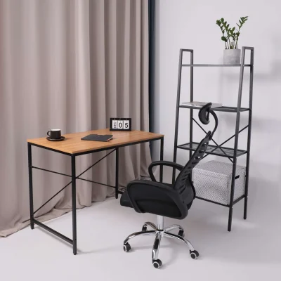 Кресло рабочее CONSUL NEW, ткань/сетка, черный (с подголовником)_11