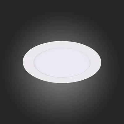 Св-к встр. Белый LED 1*8W 3000K 640Lm Ra80 110° IP20 D120xH30 220-240V Встраиваемые светильники_11