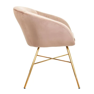 Кресло AMUR, светло-коричневый велюр HCJ-11/золото_5