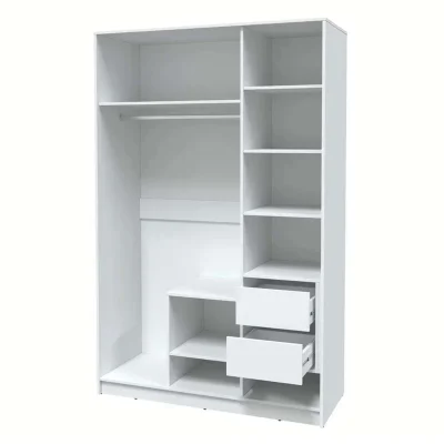 Шкаф КОНЦЕПТ Тренд КТ-Ш3(з), к.Белый/ф.Луна  (В2128хШ1360хГ547мм)_4