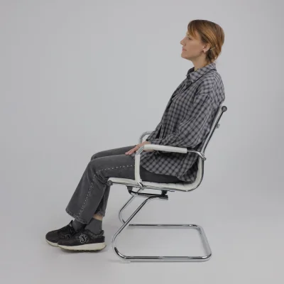 Кресло рабочее MARIANI, экокожа, белый_3