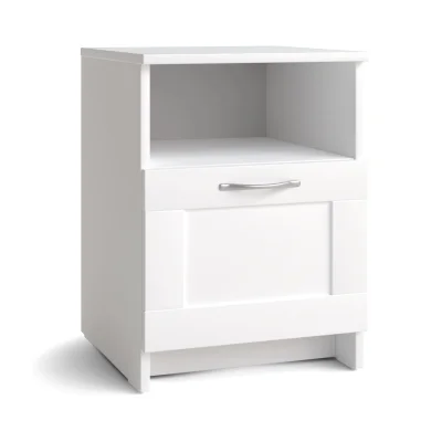 Тумба прикроватная СИРИУС, белая (2.02.03.010.1 RU) фотография