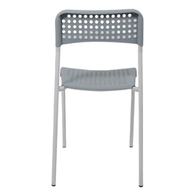 Стул JOY, серый/белый, ECONOM_10