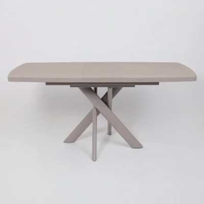 Стол LEONEL-130, раздвижной 130(165)х85, Бежевый камень-HPL/Капучино_22