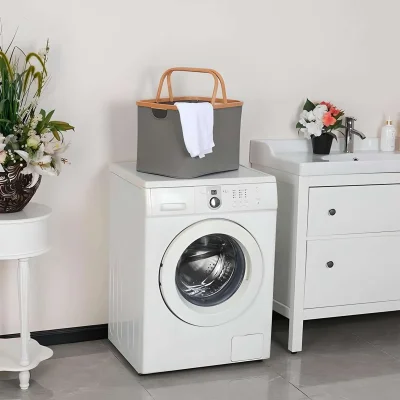 Корзина для белья IRIS - 2, бамбук_2