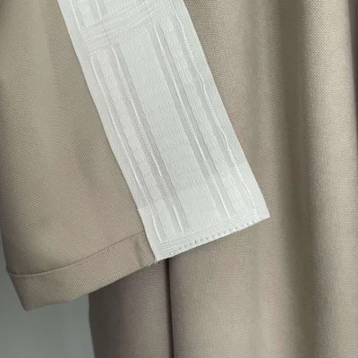 Штора КАНВАС 2*2,65м, бежевый V-108_6