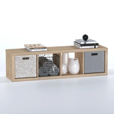 Стеллаж ФОРА 4Л 146х41х38см, дуб беленый_12