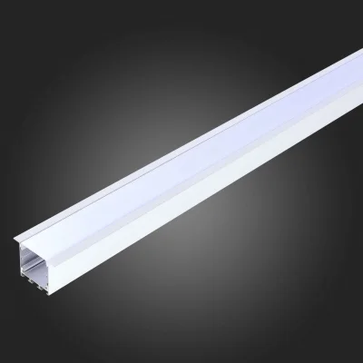 Встраиваемый алюминиевый профиль с рассеивателем(к-т: 2 загл.) ST-Luce Алюминий анодиро Светодиодные ленты_2