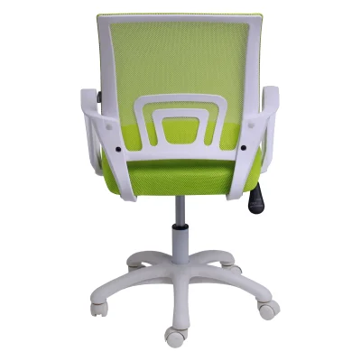 Кресло поворотное RICCI NEW, WHITE (салатовый)_6