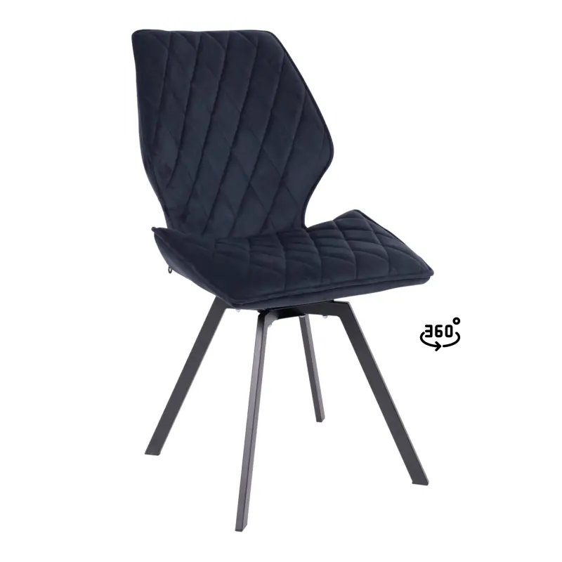 Стул Rafael M-R 360, d24 BLACK LUX\черный фотография