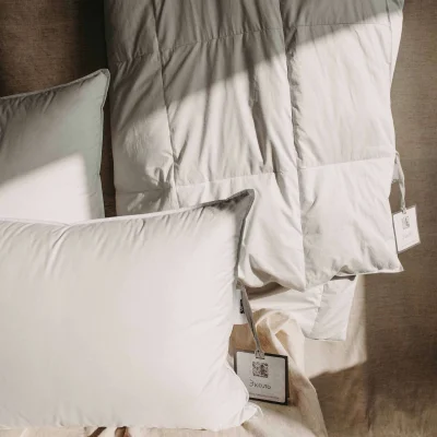 Одеяло "Эколь белый пух" 140*205, батист/пух_6