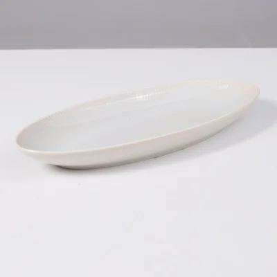 Блюдо для рыбы AURORA, фарфор, айвори, 31*13*3,6см_2
