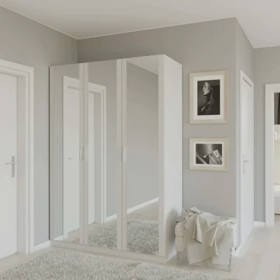 Шкаф для одежды МАРСЕЛЬ 580/МР-06 L-3 (белый премиум)_4