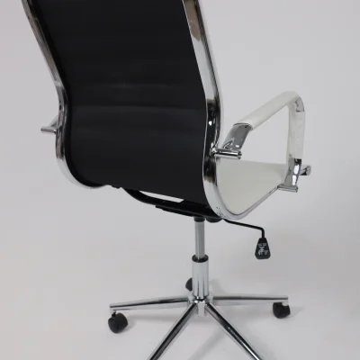 Кресло поворотное EVELIN, экокожа, белый_15