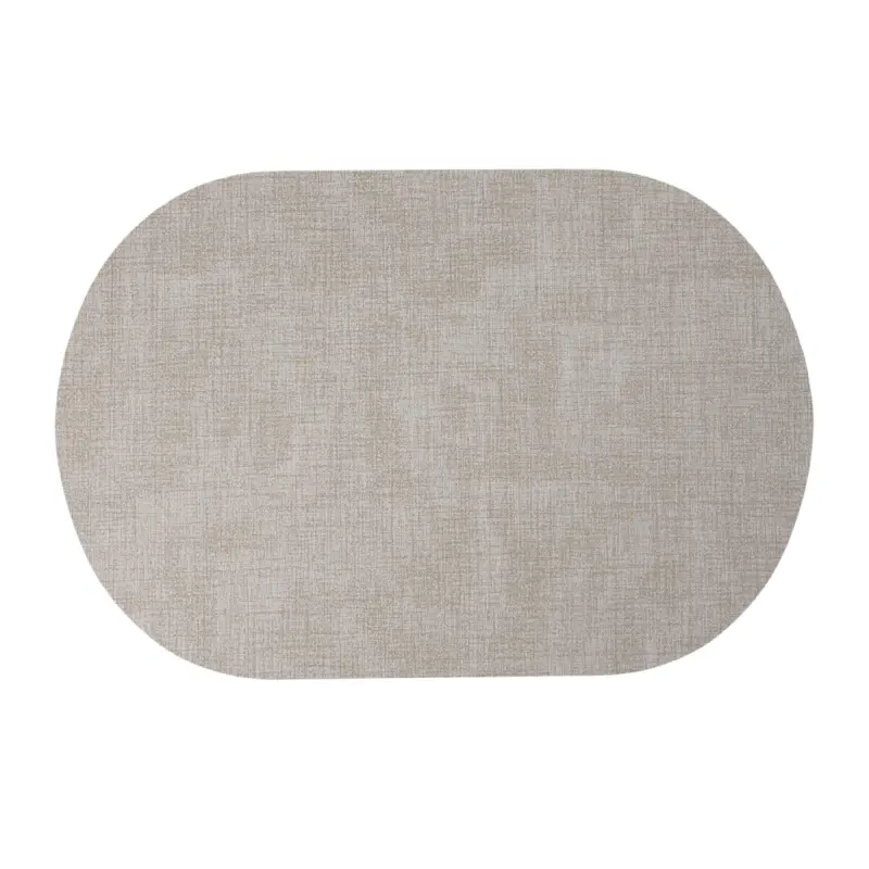 Подставка сервировочная SLEEK, овальная, айвори 9, 45*30см фотография