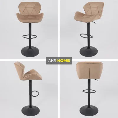 Кресло BERLIN, капучино велюр HCJ-11/черный_2