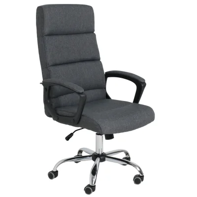 Кресло рабочее OLYMPIA, ткань, серый фотография