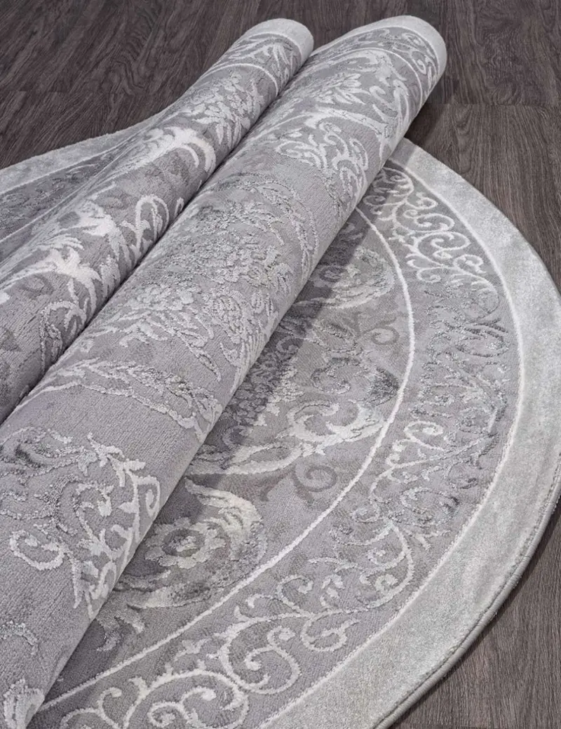 Ковер ARMINA 03760A - GREY / GREY - Круг 2 на 2_preview_3