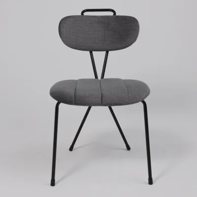 Стул TORI, серый велюр VOSS 15/черный_11