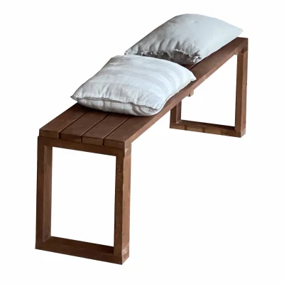 Скамья садовая 1530*290*395 DYATEL, сосна (цвет дуб)_5