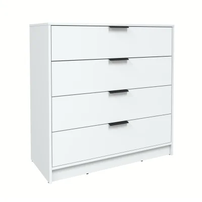 Комод КОНЦЕПТ КТ-К100, к.Белый/ф.Белый  (В1020хШ1000хГ451мм) фотография