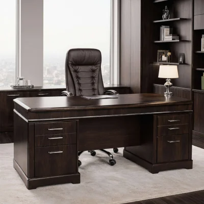 Кресло рабочее, поворотное RICHARD, коричневый_13