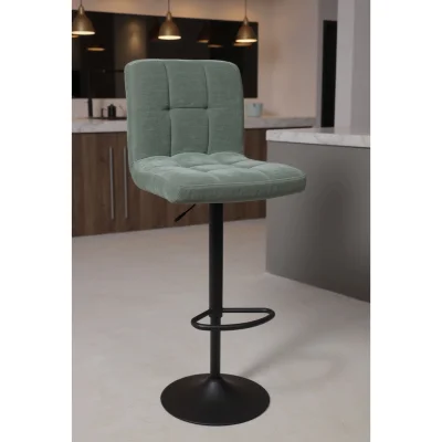 Стул барный LOGOS, темно-зеленый шенилл Ote Canna 352/черный_8