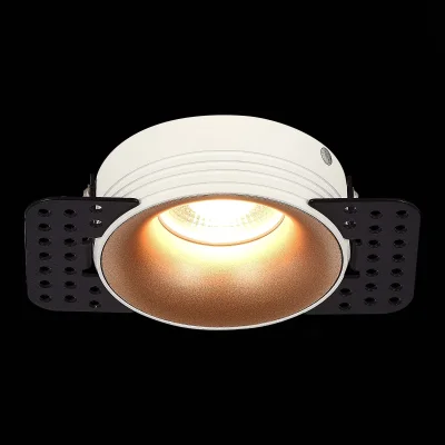 Св-к встр. Белый GU10 1*50W  IP20 D78xH30 165-265V Без ламп Встраиваемые светильники фотография