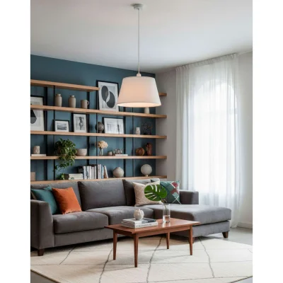 Светильник SHADOW, потолочный, E27, белый_2